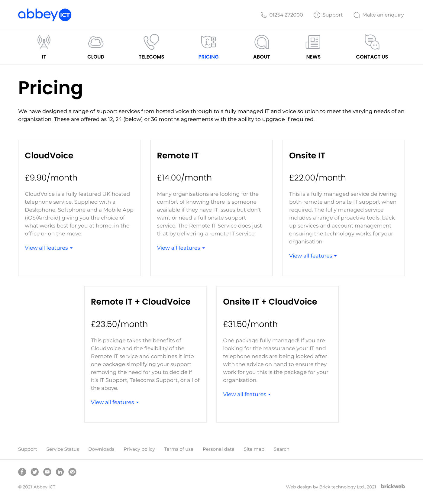 Abbey ICT Pricing