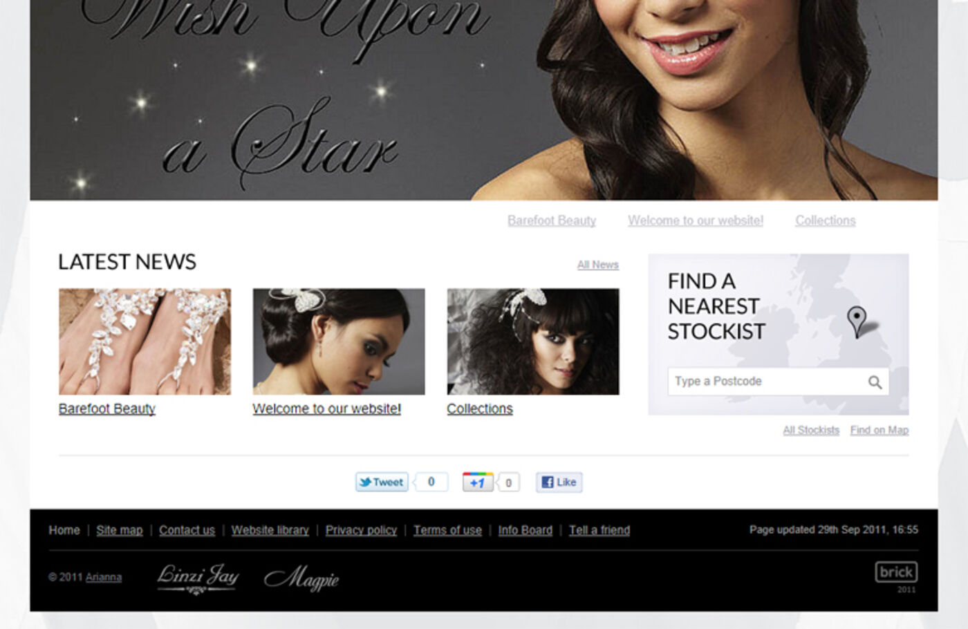 Arianna Homepage footer