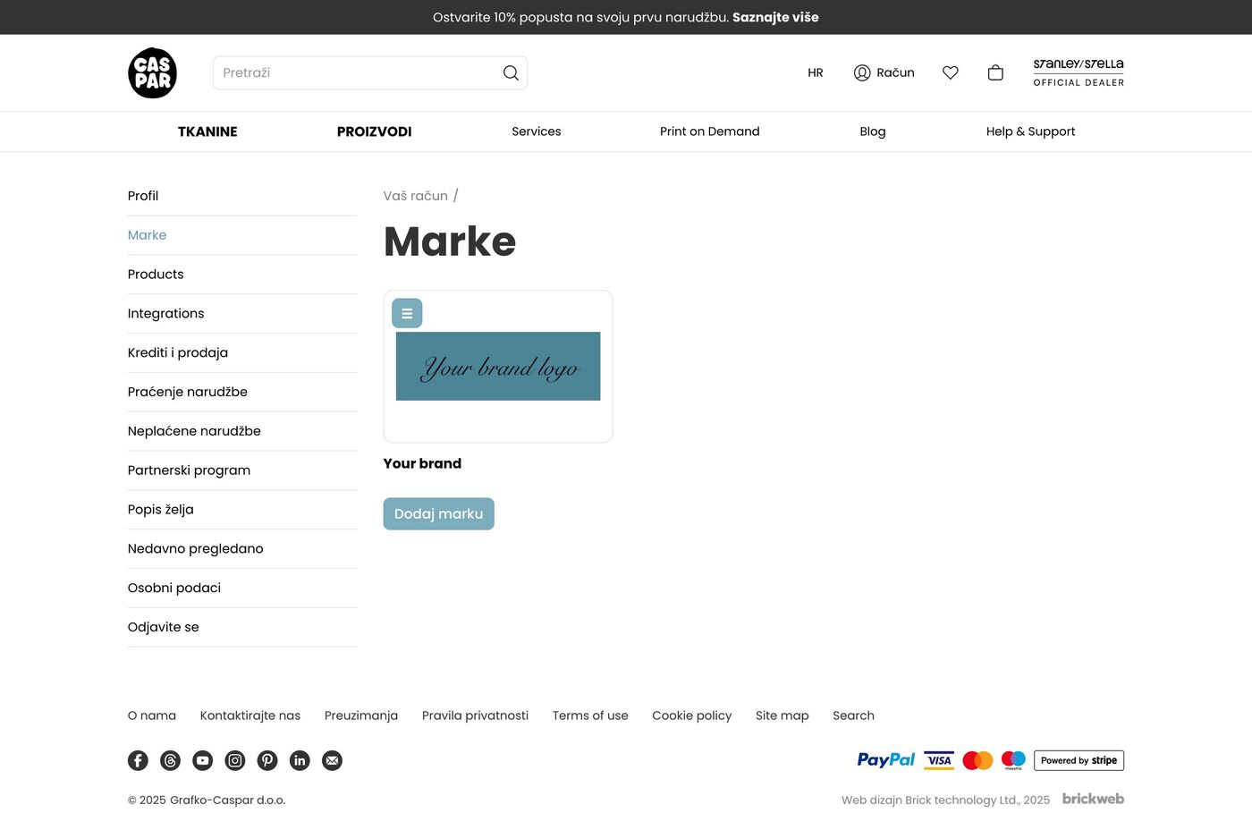 Caspar Create Create Your Brand