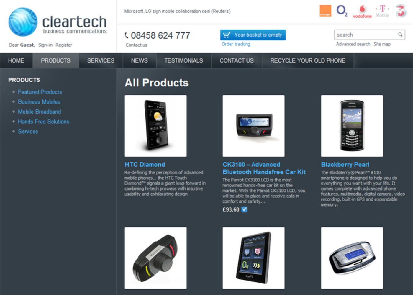 Cleartech Business Communications Products
