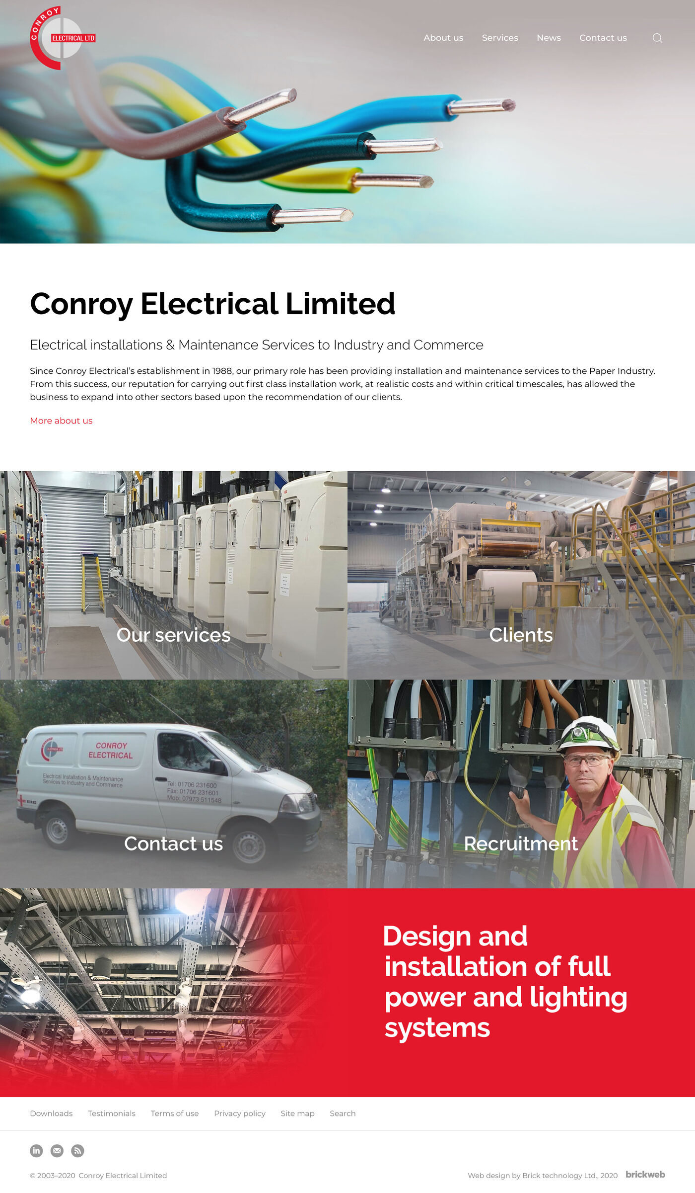 Conroy Electrical Limited Home page