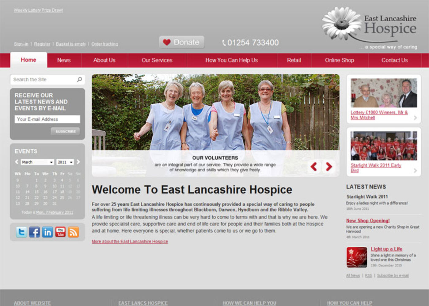 East Lancashire Hospice (2011) Home