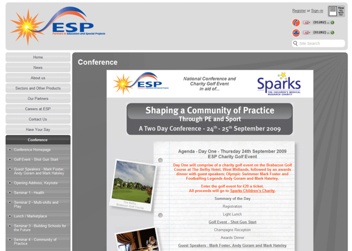 Education and Special Projects Conference