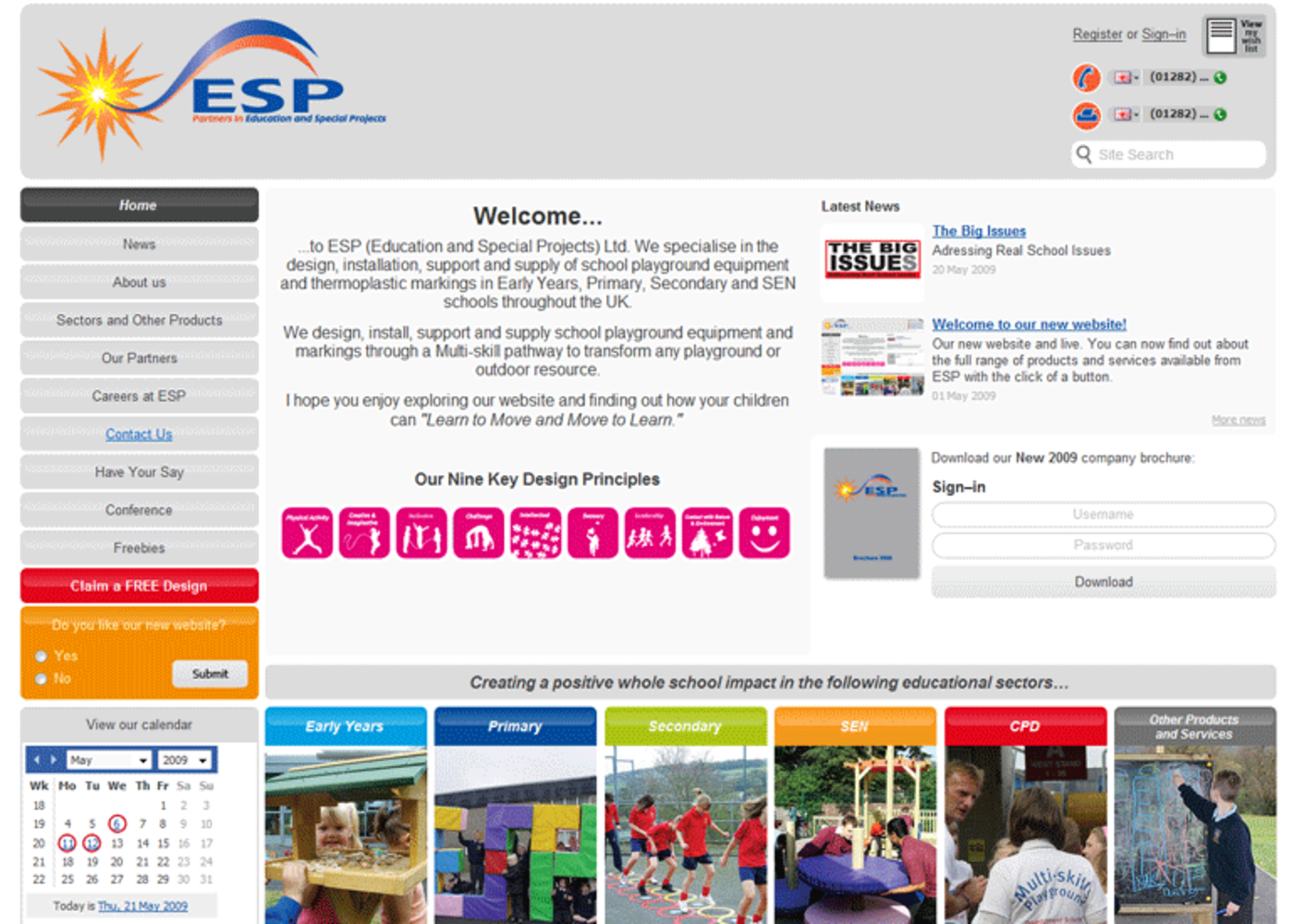 Education and Special Projects Homepage header