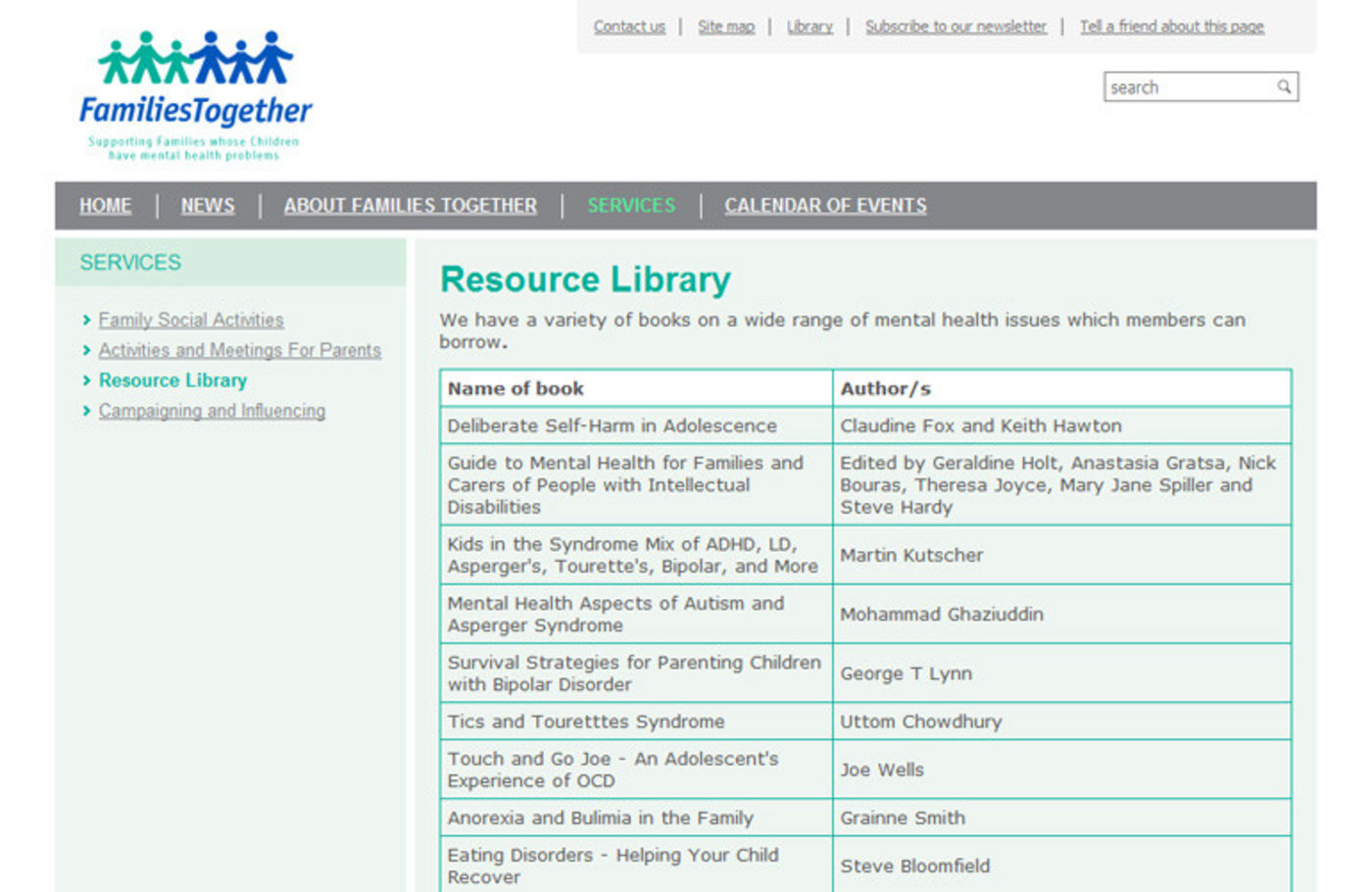 Families Together Resource Library