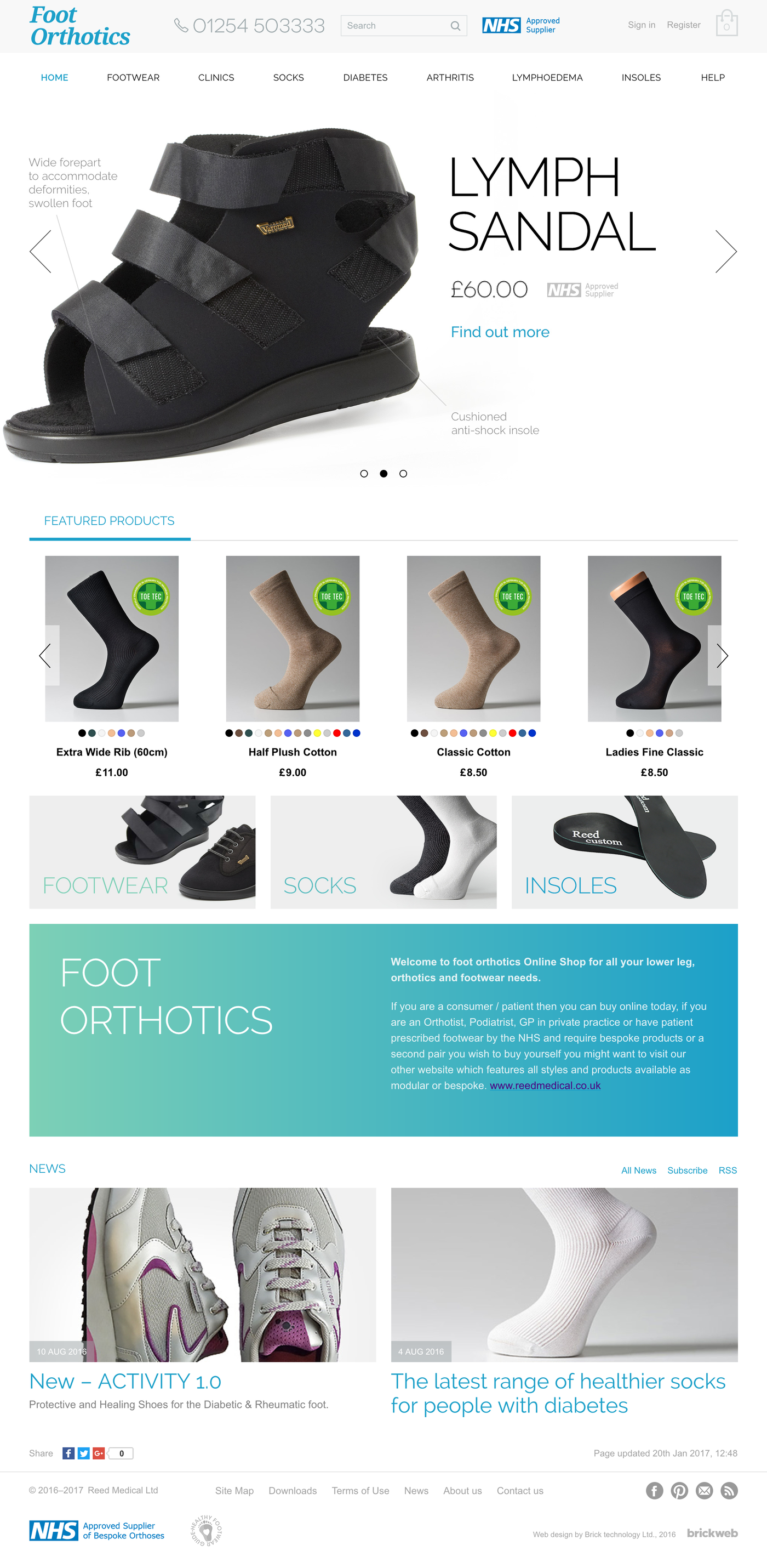 Foot Orthotics Home page