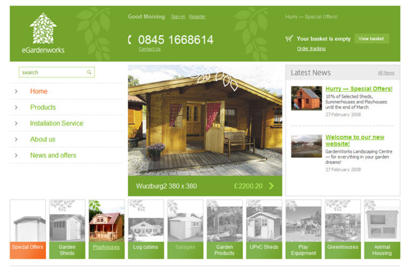 GardenWorks Homepage header - GardenWorks