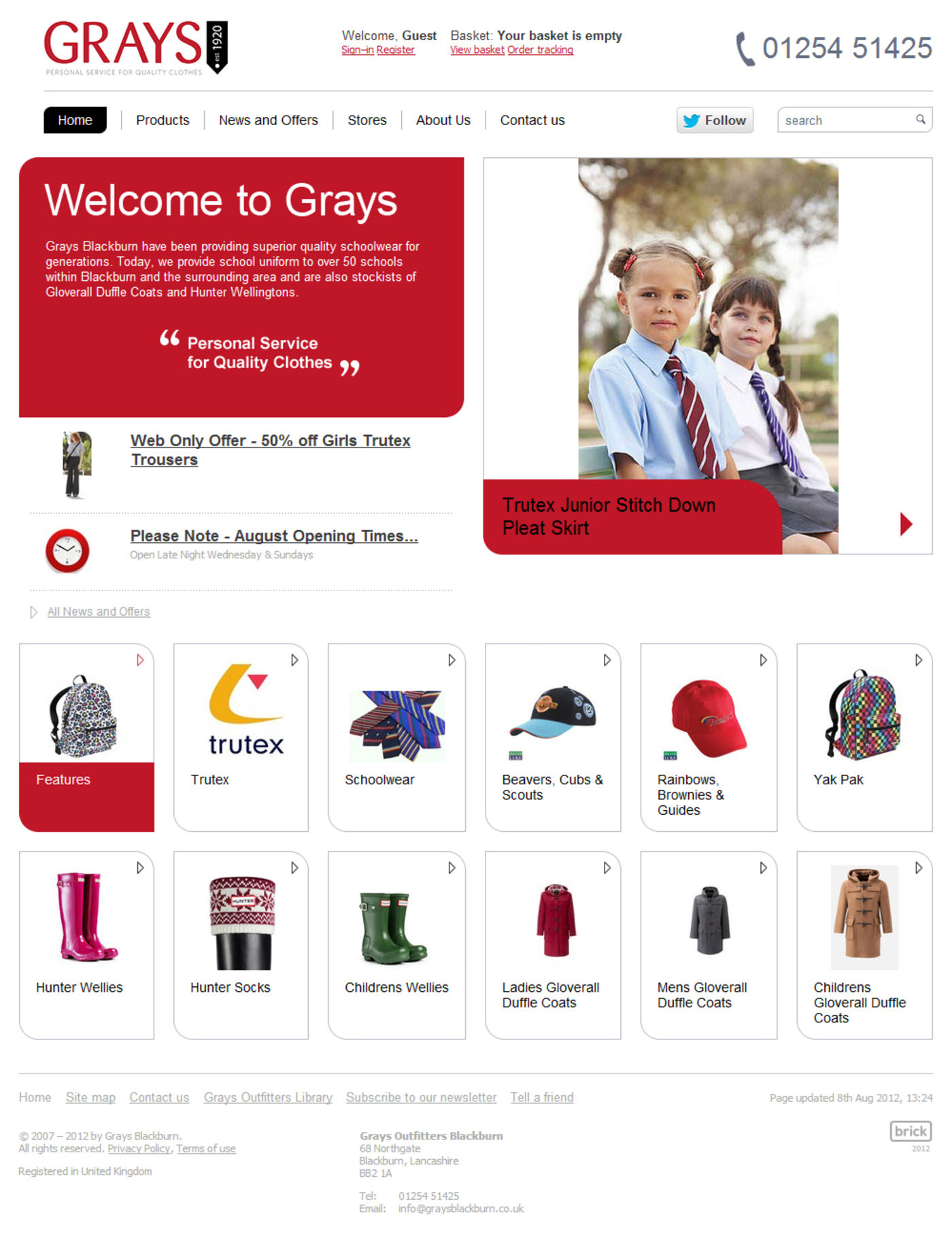 Grays Outfitters Blackburn Home Page 