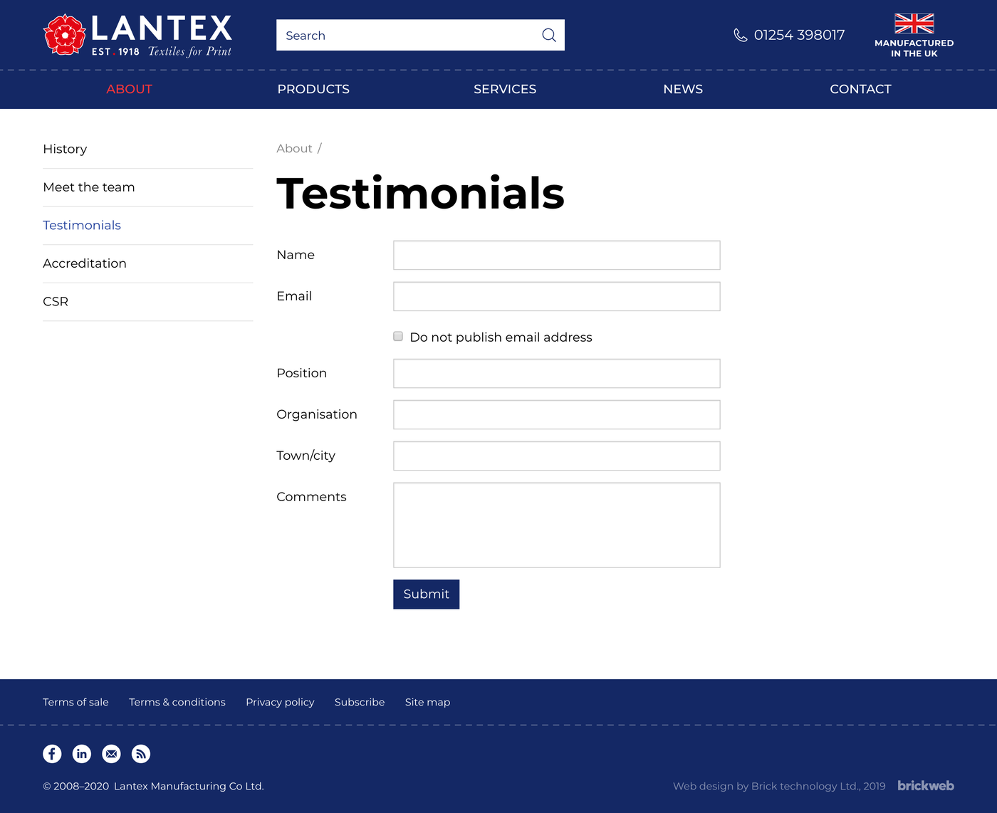 Lantex Testimonials