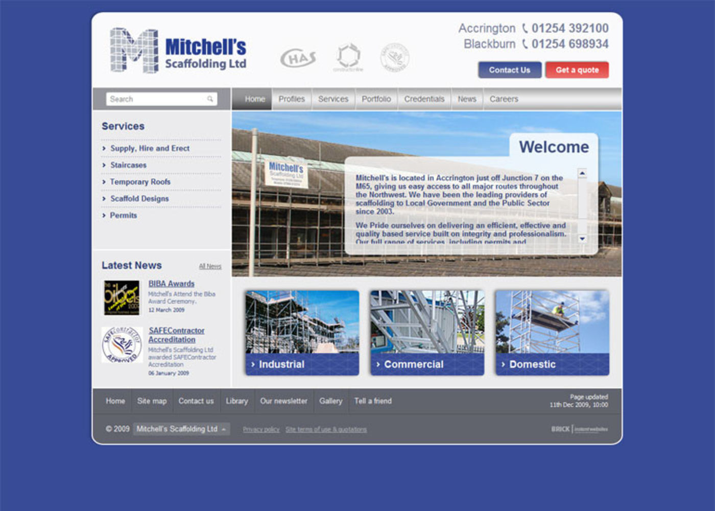 Mitchells Scaffolding Ltd Home