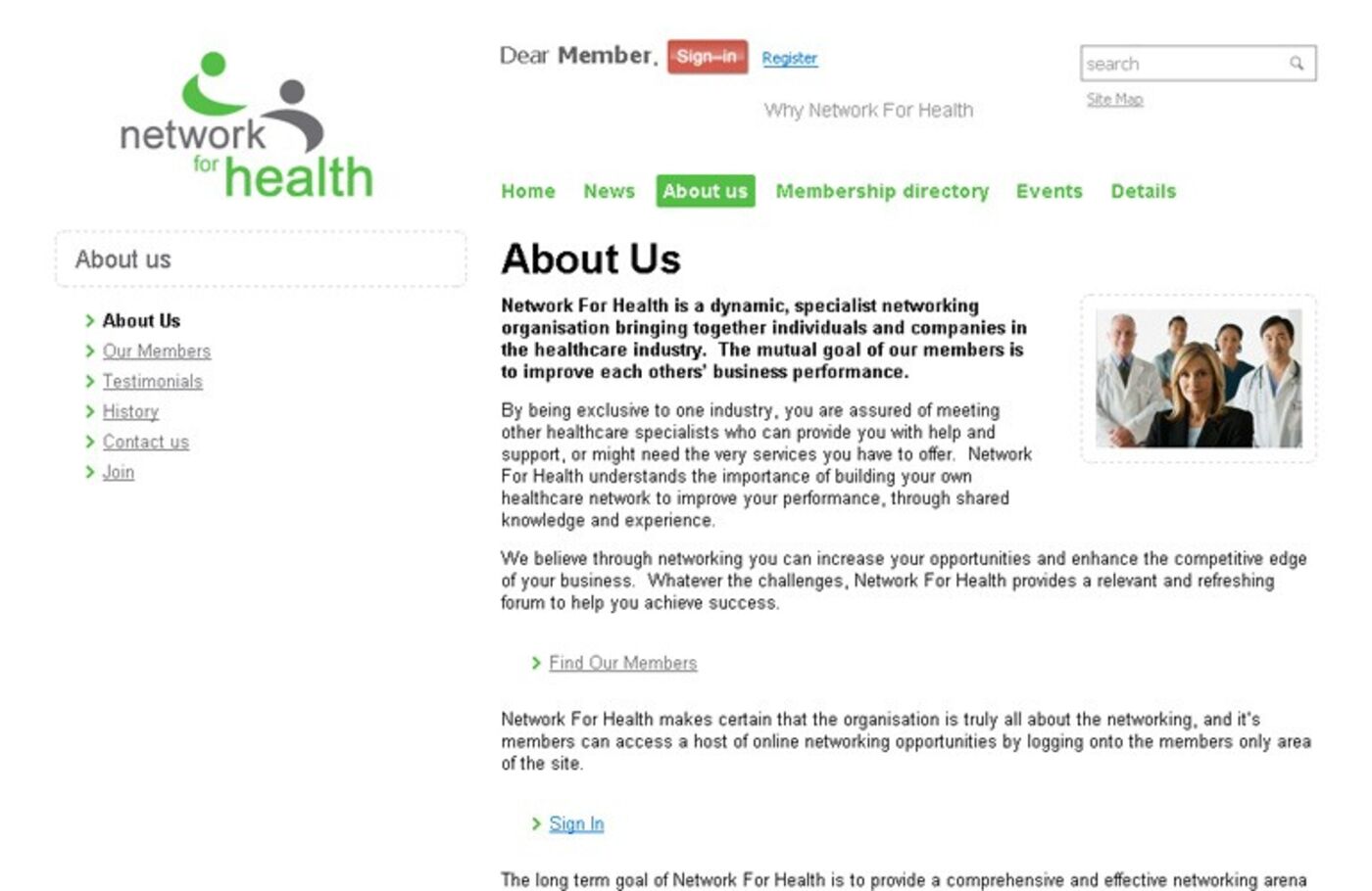 Network For Health About Us