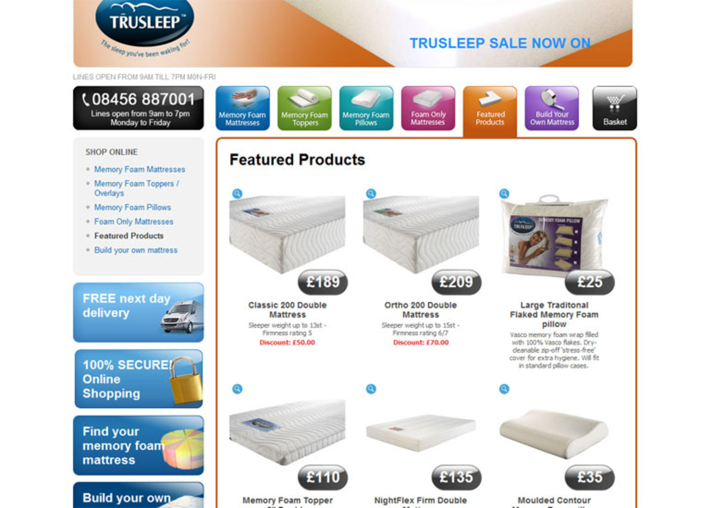 TruSleep Featured products - TruSleep