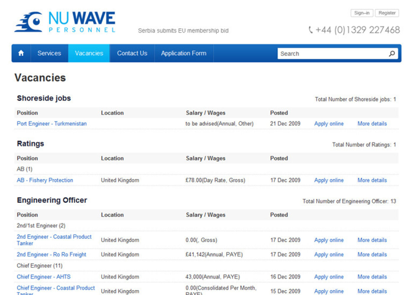 NuWave Personnel Vacancies