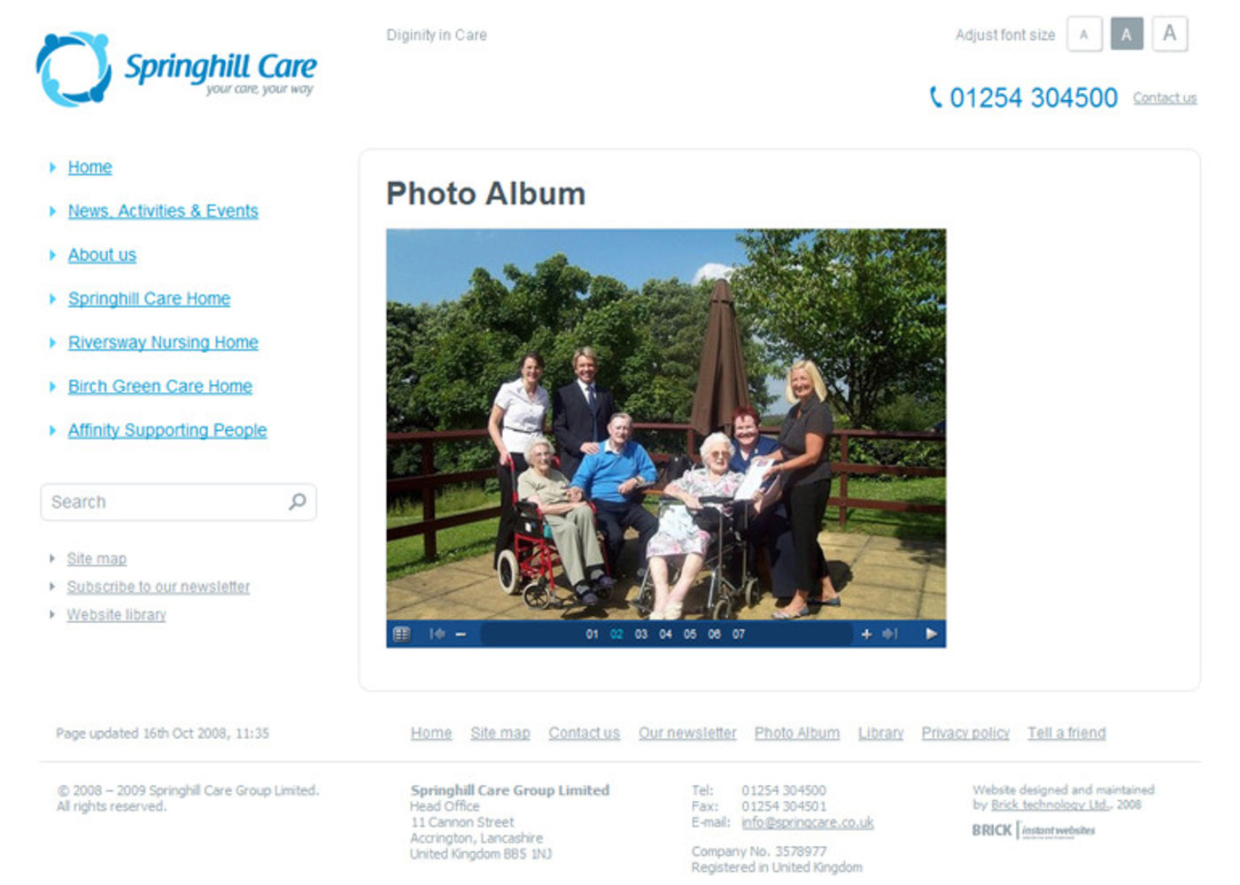 Springhill Care Photo album