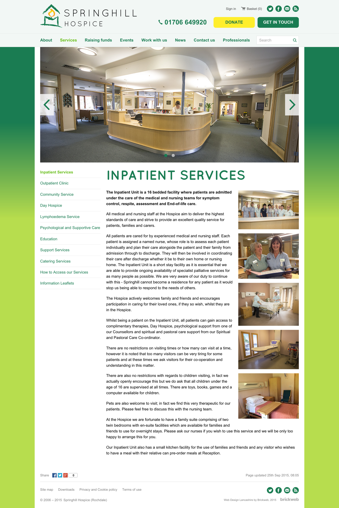 Springhill Hospice Inpatient Services