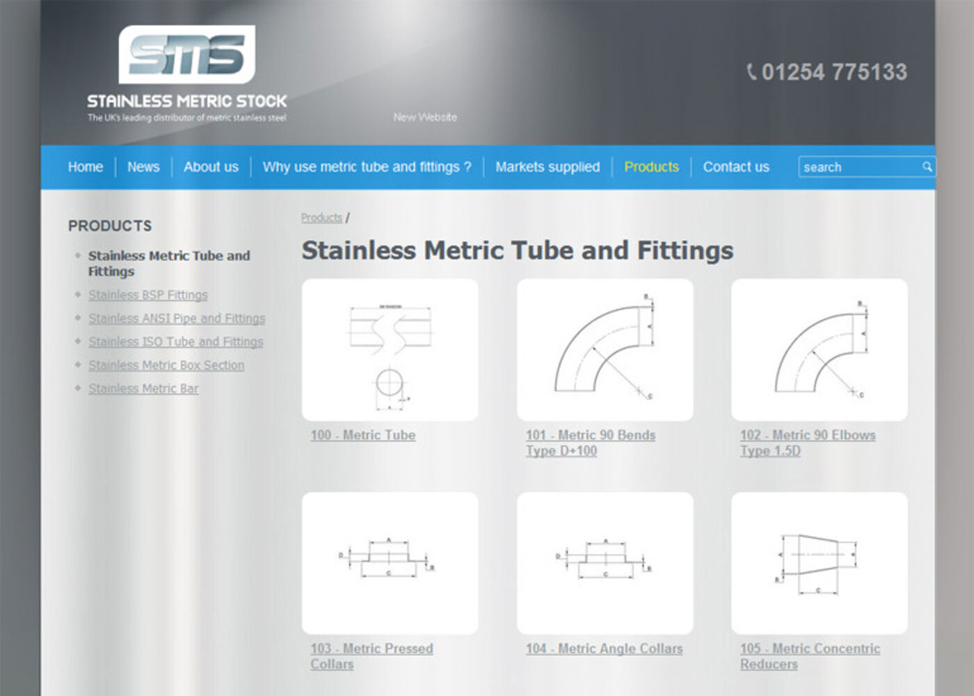 Stainless Metric Stock Products - SMS Ltd