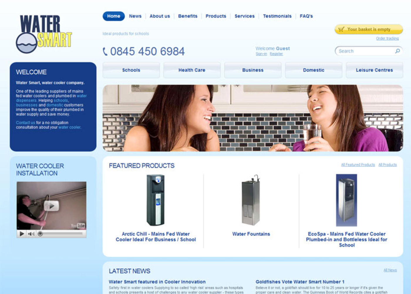 Water Smart Homepage header