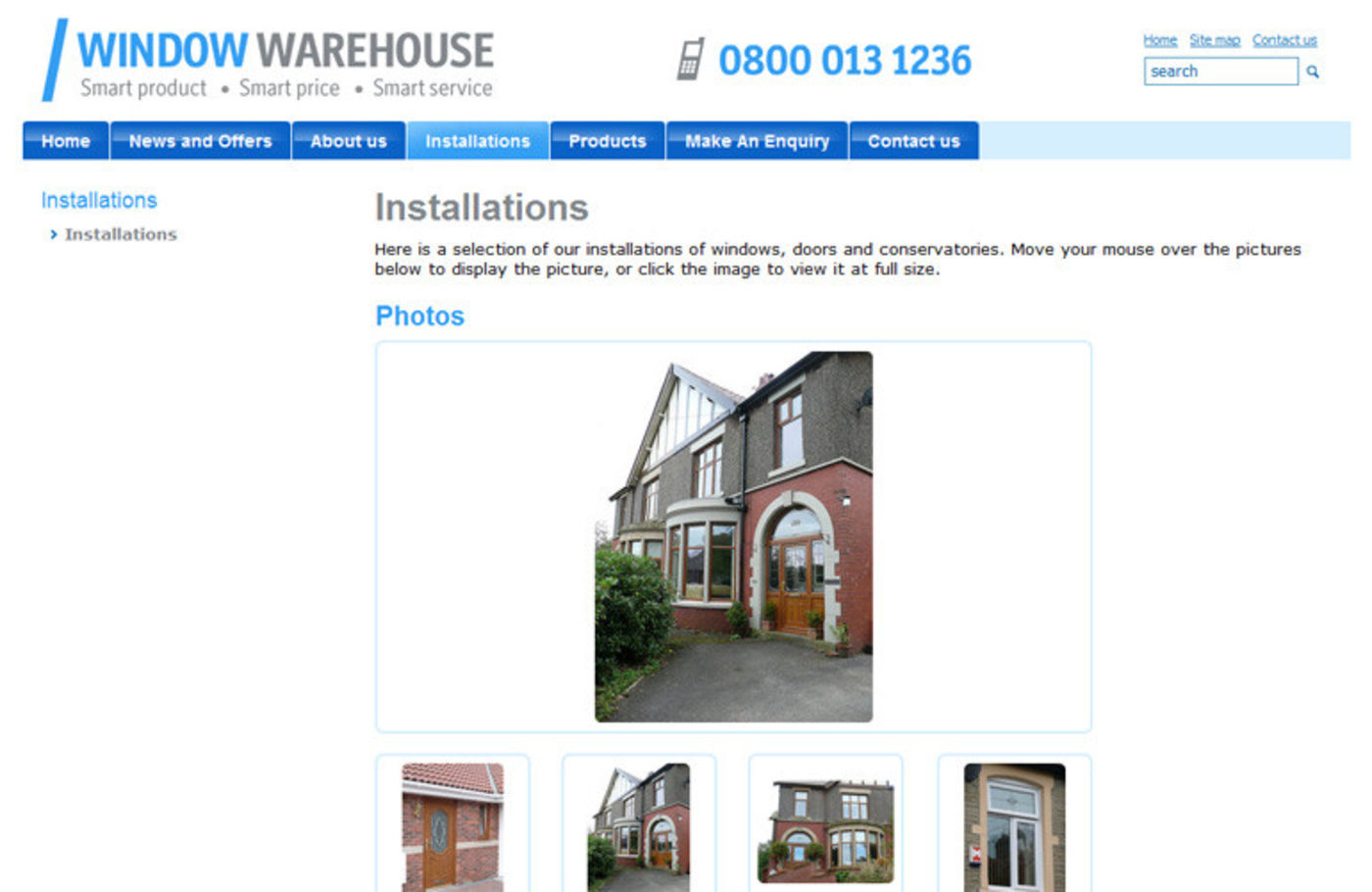 Window Warehouse Installations