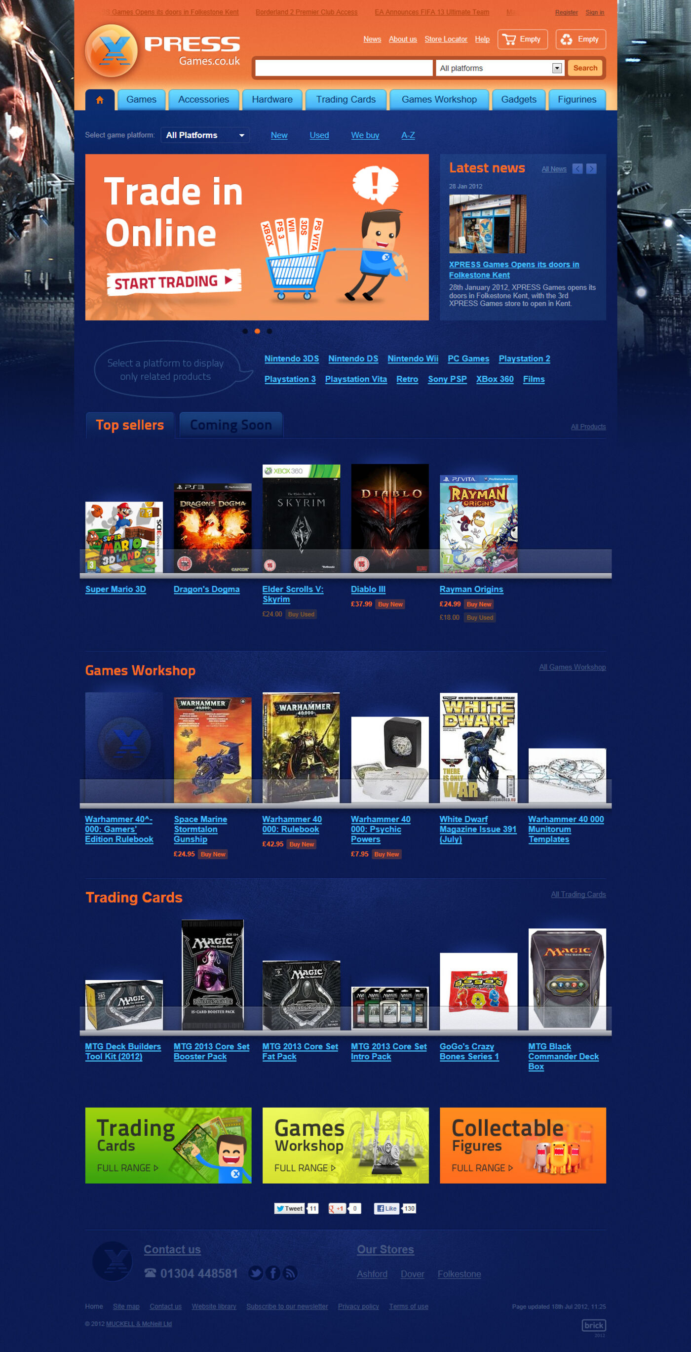 XPRESS Games Homepage